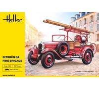 HELLER 80733 Citroën C4 Pompieri 1/24: Modello 183 MM, Del Camion Di Pompi