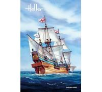 Heller 80829 - Modellino da costruire, Veliero Golden Hind, scala 1:200