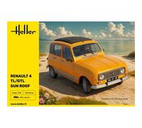 HELLER 82704 MODELLO RENAULT 4 PEZZI/GTL TETTO SOLARE 1/24