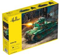 Heller Kit di montaggio Carro FCM36 non verniciato Scala 1:35 30322