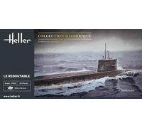 Heller Modellino da costruire Sottomarino Redoutable Scala 1:400 Nuovo