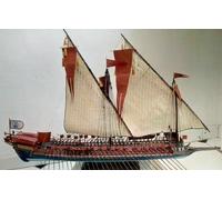 Heller La Reale de France 1:75 - due vele per modello cucito su macchina CNC