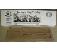 Heller Le Soleil Royal 1:100 - ponte in legno tagliato al laser per modello