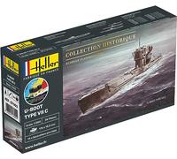 heller Modello sottomarino: Collezione Storica: Starter Kit: U-Boot Tipo VII C
