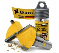 Heller - Punta Forstner, Ø 35 mm, strumenti a incudine BOARDBLASTER per legno, fori precisi per legno e pannelli (truciolato, pannelli OSB, multiplex)