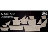Heller Soleil Royal 1:100 - Set completo di vele in stoffa