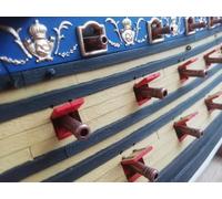 Heller Soleil Royal 1:100 - Set di pistole in metallo + carrozze per...