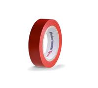 Hellermann Tyton htape-flex15 - 15 x 10 - Duct Tapes (bundling, fastening, handicrafting, marking, repairing, strengthening, indoor & outdoor, Red, PVC, solvent inamovibile, RoHS)