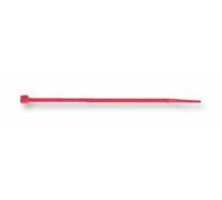 HELLERMANNTYON Fascette Standard T in Nylon, Rosse, 2.5mm x 100mm, Confezione 5