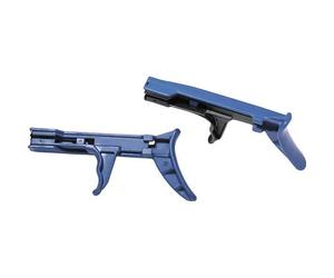 HellermannTyton 110-21016 MK21 Pinza per fascette fermacavi Blu, Nero