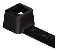HellermannTyton 111-03050 T30R-PA66HS-BK Fascetta per cavi 150 mm 3.50 mm Nero