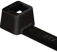 HellermannTyton 111-03050 T30R-PA66HS-BK - Fascette stringicavo 150 mm, 3,50 mm, 100 pezzi, colore: Nero