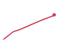 Hellermanntyton 116-01812 Interno Seghettato Cavo Fascette Rosso 2.5mmx100mm (