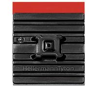 HellermannTyton 151-03669 FMB4APT-A-PA66HS-BK (10) Basetta di fissaggio autoade