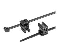 HellermannTyton 156-00948 T50ROSEC4A-PA66W-BK (100) Fascetta fermacavi con cli