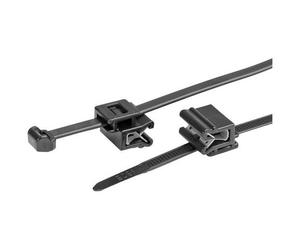HellermannTyton 156-03219 T50ROSEC5A-PA66W-BK (100) Fascetta fermacavi con cli