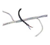 HellermannTyton SBPE9D-PE-GY-5M 161-41205 - Guaina a spirale da 10 a 100 mm, colore: grigio