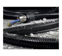 HellermannTyton 166-11104 HG-SW21 Tubo corrugato Nero 16.70 mm Merce a metro