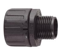 HellermannTyton 166-21007 HG42-S-M40 Raccordo a vite del tubo flessibile Nero
