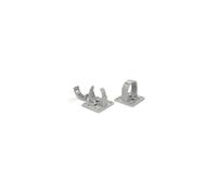HellermannTyton 169-22001 CTCC-IWS29-MB43-PA66/6HIRHS-GY (20) Supporto per tubo grigio, 29 mm, 20 pezzi
