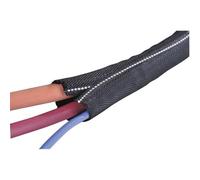 HellermannTyton 170-01104 Twist-In-FR 19 Guaina intrecciata Nero, Bianco Polie