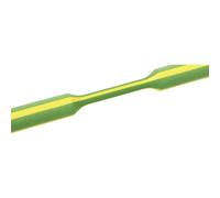 Hellermanntyton 319-00307 guaina termoretraibile senza colla verde-giallo 3 mm