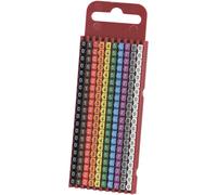 Hellermanntyton 561-03100 WIC3-0-9-PA-CC-C1 Cavo Identificazione 0-9 (Colori)