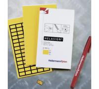 HellermannTyton 598-92127 TAG121FB-270-YE Etichetta per cavi Helasign 20 x 8 m