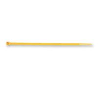HELLERMANNTYTON Fascette Nylon 4.8mm x 200mm, Confezione da 100, Gialle