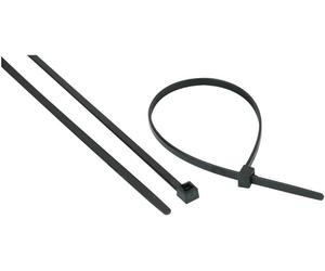 HELLERMANNTYTON Fascette Riusabili in Nylon, 4.6mm x 250mm, Nere (Confezione da