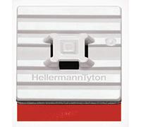 HellermannTyton FMB4APT-I-PA66HS-WH - Base di fissaggio autoadesiva 151-01528, base flessibile, 4fa