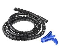 HT 161-64404 - Tubo per fascio cavi 23 - 27 mm, nero, 2 m + utensile