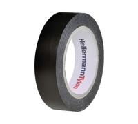 HellermannTyton - Lotto di 10 nastri isolanti di 10m e larghezza 15mm Nero