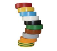 HellermannTyton - Lotto di 10 nastri isolanti elettrici HelaTape Flex 15, nastro PVC per uso generale. Conforme ai requisiti IEC, Lunghezza 10m