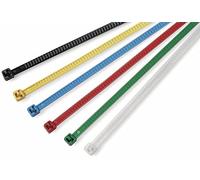 HellermannTyton - Lotto di 25 collari verdi di serraggio riaperti 195x4,7mm PA66