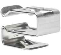 HellermannTyton MSC2LP-SS304-ML Clip fermacavi innestabile 151-01699 Intervallo Ø fascio 4.1 fino a 7.0 mm Acciaio 1 pz