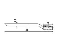 HellermannTyton NA4/5 PRONG-ML Mandrini di ricambio Contenuto: 1 pz.