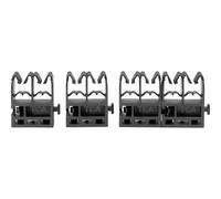 HellermannTyton QGDHC5.2-8.0M-PA66W-BK Basetta di fissaggio Fascette fermacavi