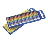 HellermannTyton 561-03101 WIC3-0-9-PA-YE-C1 Identificazione Cavo 0-9 (Giallo)