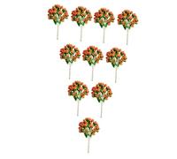 Hellery 10 Alberi Miniaturizzati per Scene E Diorami Accessori per Paesaggio, 7 Cm X 4.5 Cm