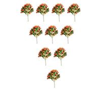 Hellery 10 Alberi Miniaturizzati per Scene E Diorami Accessori per Paesaggio, 8.5 X 5.8 Cm