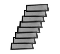 Hellery 10 Coperture per Bocchette di Ventilazione a Pavimento Da 4,02 Pollici. Ventilazione Versatile. Coperture Decorative in Rete di PVC per Bocchette di V, 8 Pezzi