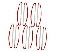 Hellery 10 per Striscioni Fatti a Mano con Manici Robusti E Antiscivolo: Accessori per Cheerleading, Rosso 24 Cm