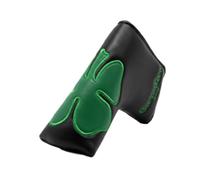Hellery 10 Pezzi Copri Mazza da Golf a Semi Cerchio Anti-Macchia Copritesta PU Impermeabile Leggero Accessorio Sportivo, Nero, Copritesta Per Putter Ad Angolo Retto Con Grande Quadrifoglio
