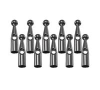 Hellery 10 Pezzi Perline Coda Ombrello Accessori Sostituzione Copribacchette Solide Leggere Portatili in Metallo Impermeabile Facili Da Applicare Adatte a Pas, Punta Da 4 Mm