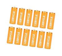 Hellery 12 Pezzi da 4 Mm Boccole per Cambio Bicicletta, Parti di Ricambio Portatili per Mountain Bike, Alloggiamento Cavo Cambio D, Giallo