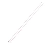 Hellery 2 Bastoncini per L'allineamento del Golf, Dispositivo di Allenamento, Guida allo Swing, Indicatore di Direzione per Accessori per Il Putting, Rosa