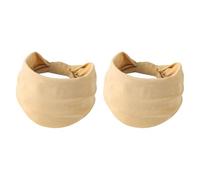 Hellery 2 pezzi fasce per capelli atletici bande di capelli elastici bande di sudore per il tennis che cavalcano l'allenatore di alpinismo da basket alpinismo, Cachi