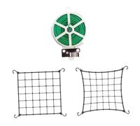 Hellery 2 Pezzi Rete Trellis per Piante Rampicanti Rete Flessibile per Coltivazione Maglia per Sostegno E Guida Piante Adatta per Serre Giardini, M