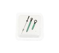 Hellery 3 Pezzi Lancette Orologio Movimento Set Ricambio Ore Minuti Compatibile NH35/36 Lega Affidabile Montaggio Semplice Progetto Bilanciato Adatto per
